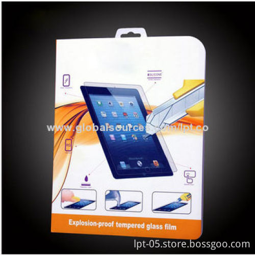Anti-scratch High-clear Glass Screen Protector for iPad 2/3/4/5, OEM/ODM, High Clear, OEM/ODM